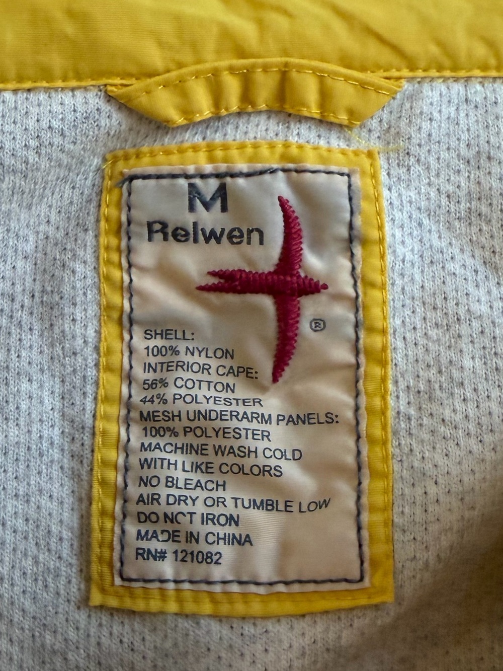 Relwen Barrier Shell Jacket (Yellow) - Picture 5 of 5